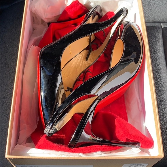 Christian Louboutin Shoes - Christian Louboutin Fifi Sling 85mm Patent Heel
